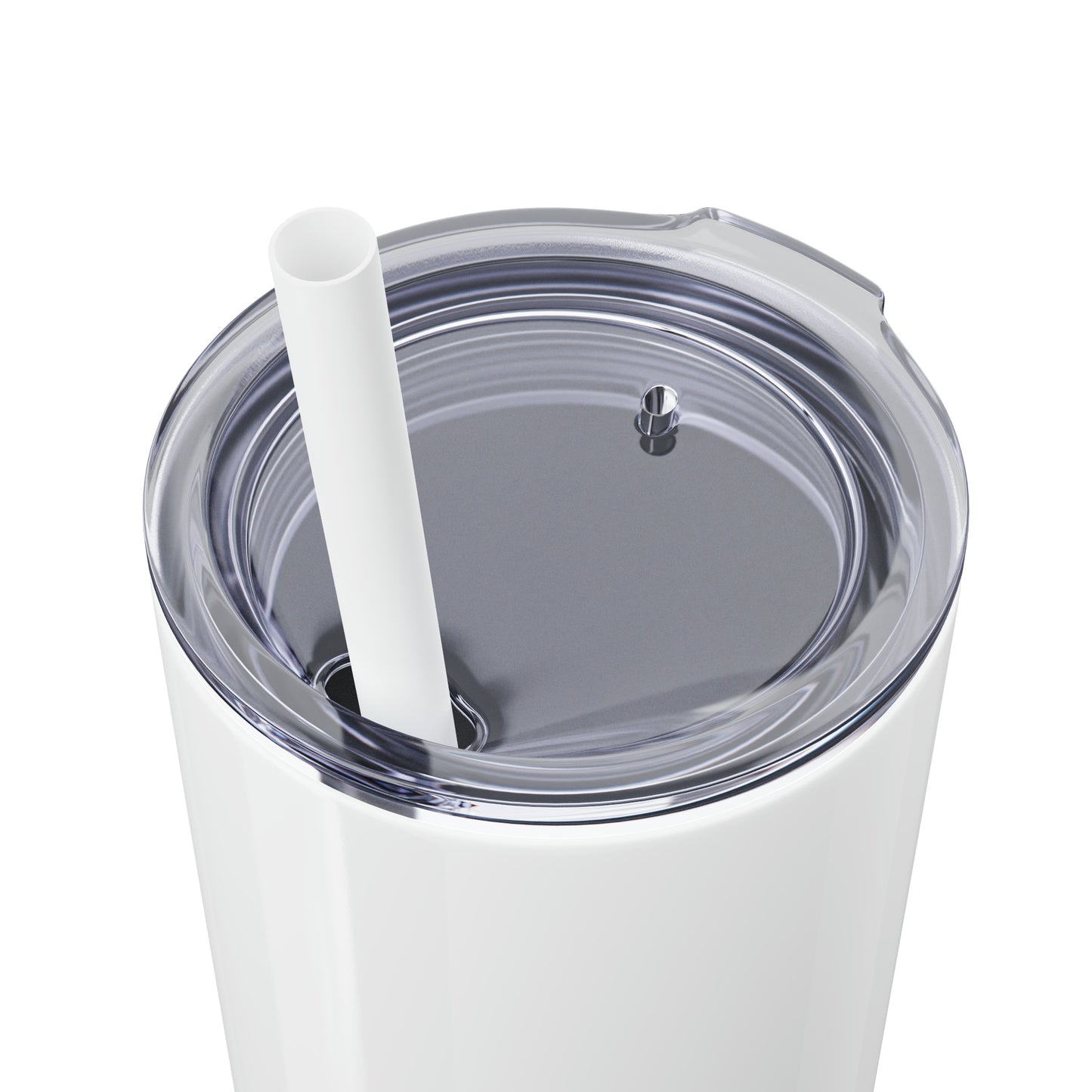 Passion For Truth, Skinny Tumbler with Straw, 20oz